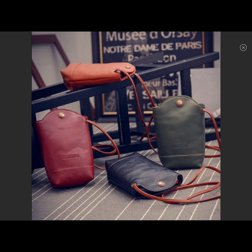 PU Leather Crossbody Shoulder Bag, NWOT